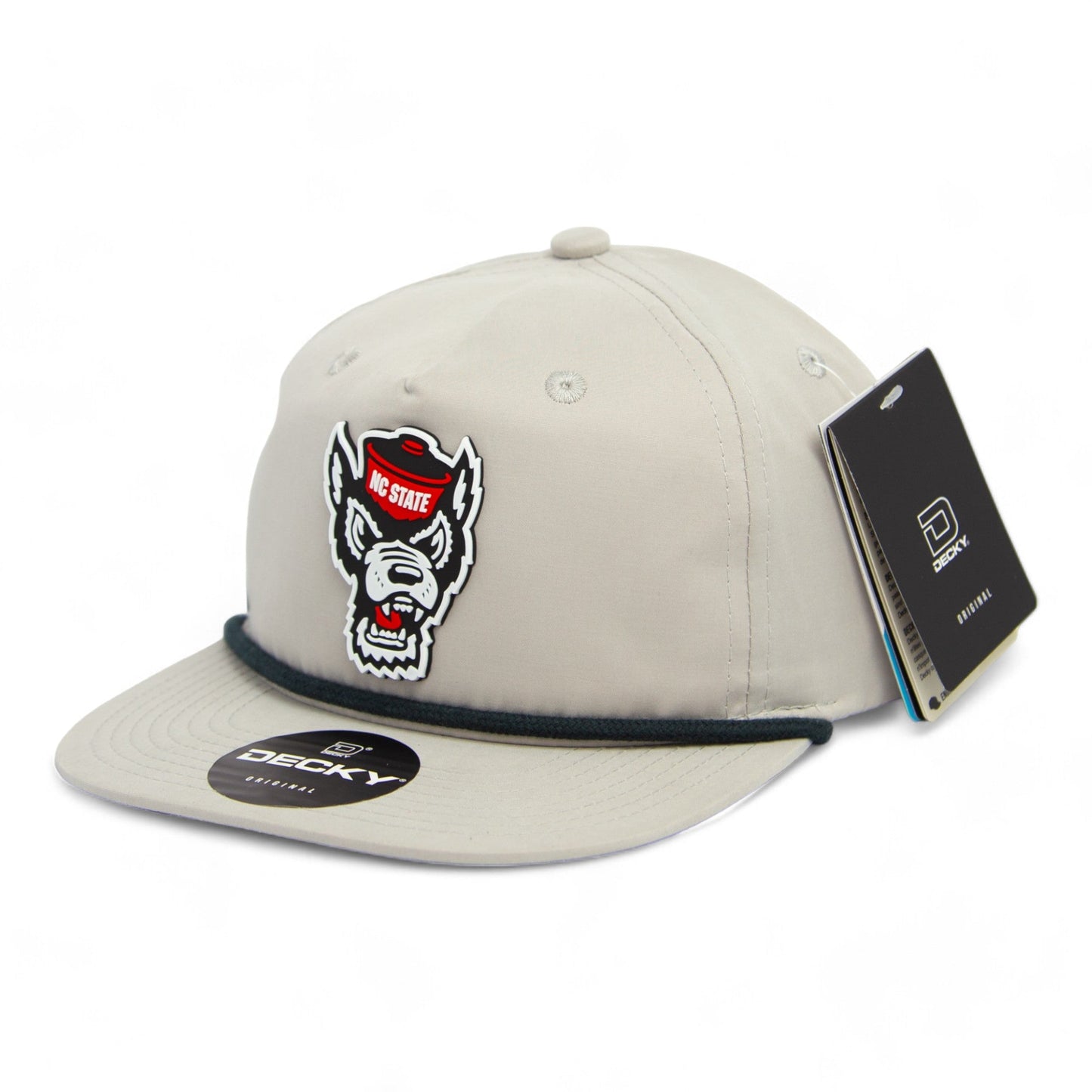 NC State Wolfpack 3D Classic Rope Hat- Grey/ Charcoal