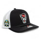 NC State Wolfpack 2024 Men's College World Series 3D Snapback Trucker Hat- Black/ White