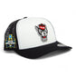 NC State Wolfpack 2024 Men's College World Series 3D YP Snapback Trucker Hat- White/ Black