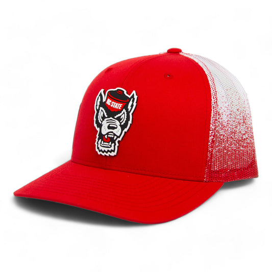 NC State Wolfpack 2024 Men's College World Series 3D Snapback Trucker Hat- Red Fade