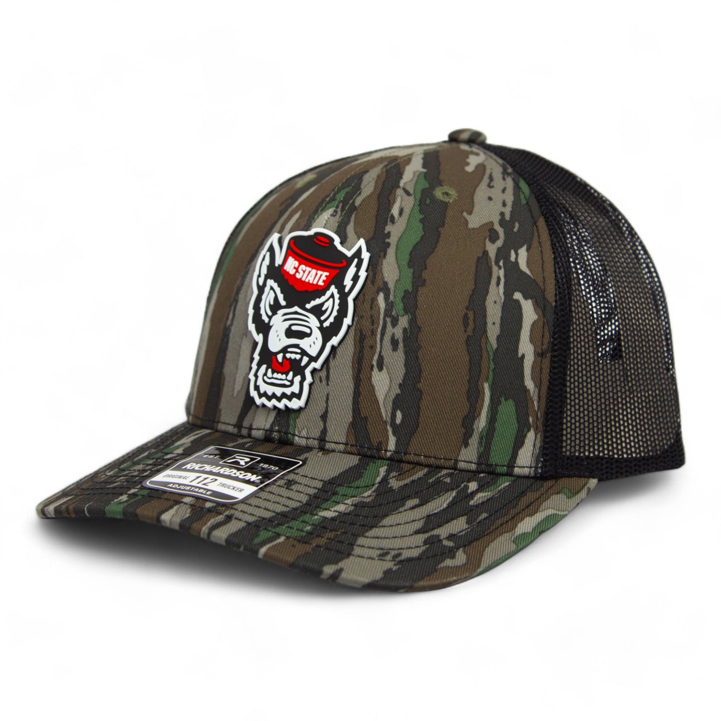 NC State Wolfpack 2024 Men's College World Series 3D Snapback Trucker Hat- Realtree Original/ Black