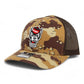 NC State Wolfpack 2024 Men's College World Series 3D Snapback Trucker Hat- Desert Camo/ Brown