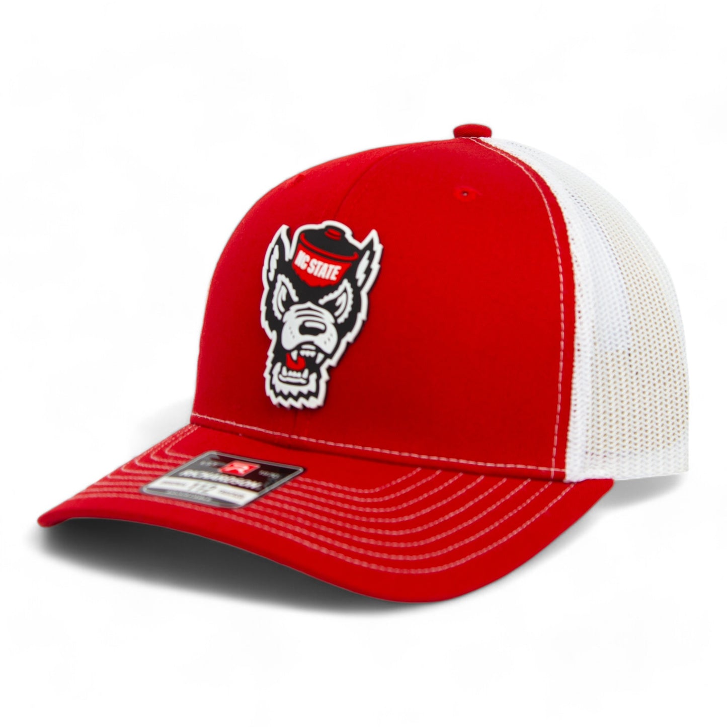 NC State Wolfpack 2024 Men's College World Series 3D Snapback Trucker Hat- Red/ White