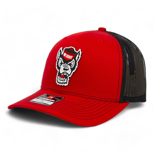 NC State Wolfpack 2024 Men's College World Series 3D Snapback Trucker Hat- Red/ Black