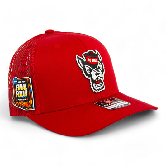 NC State Wolfpack 2024 Final Four 3D Snapback Trucker Hat- Red