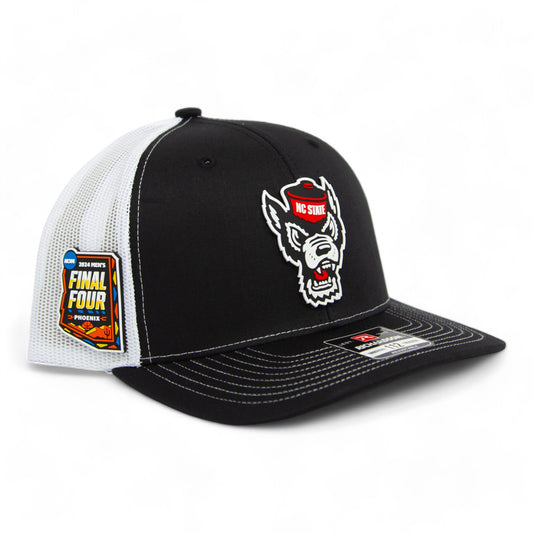 NC State Wolfpack 2024 Final Four 3D Snapback Trucker Hat- Black/ White