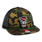 NC State Wolfpack 3D Wool Blend Flat Bill Hat- Army Camo/ Black