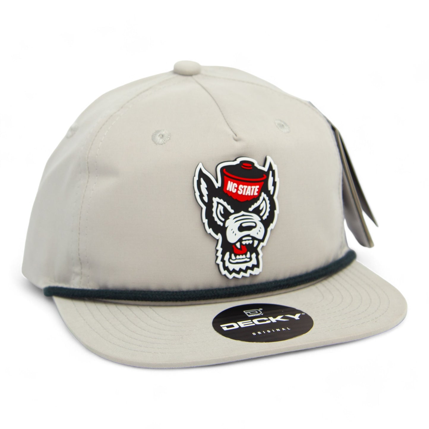 NC State Wolfpack 3D Classic Rope Hat- Grey/ Charcoal