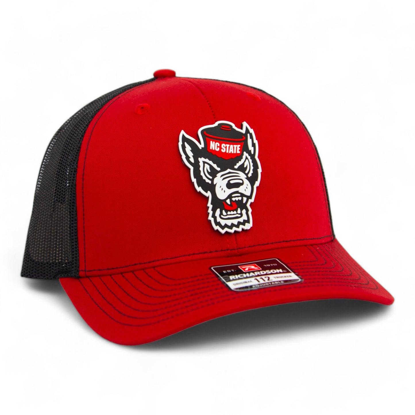 NC State Wolfpack 3D Snapback Trucker Hat- Red/ Black