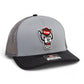 NC State Wolfpack 3D Snapback Trucker Hat- Grey/ Charcoal/ Black