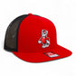 NC State Wolfpack Strutting Wolf 3D Wool Blend Flat Bill Hat- Red/ Black