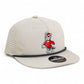 NC State Wolfpack Strutting Wolf 3D Perforated Rope Hat- Grey/ Charcoal