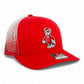 NC State Wolfpack Strutting Wolf 3D Snapback Trucker Hat- Red Fade