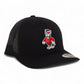 NC State Wolfpack Strutting Wolf 3D YP Snapback Trucker Hat- Black