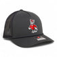 NC State Wolfpack Strutting Wolf 3D Snapback Trucker Rope Hat- Charcoal