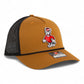 NC State Wolfpack Strutting Wolf 3D Snapback Trucker Rope Hat- Carmel/ Black