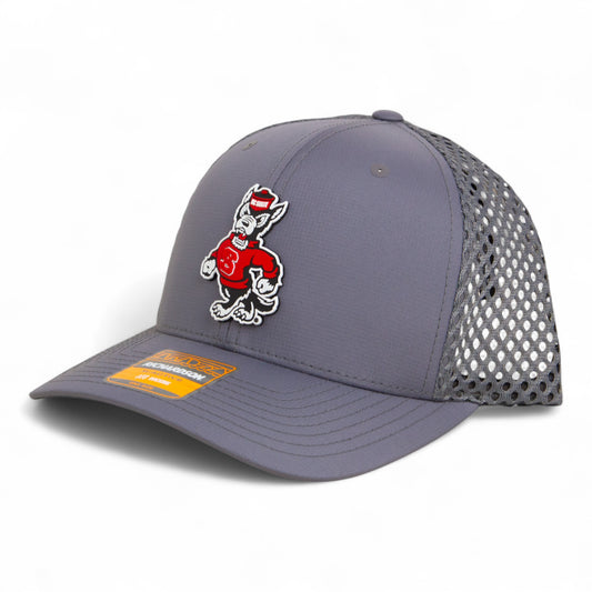 NC State Wolfpack Strutting Wolf 3D Snapback Tilikum Trucker Hat- Charcoal
