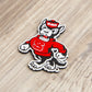 NC State Wolfpack Strutting Wolf 3D Laser Perf R-Flex Cap- White