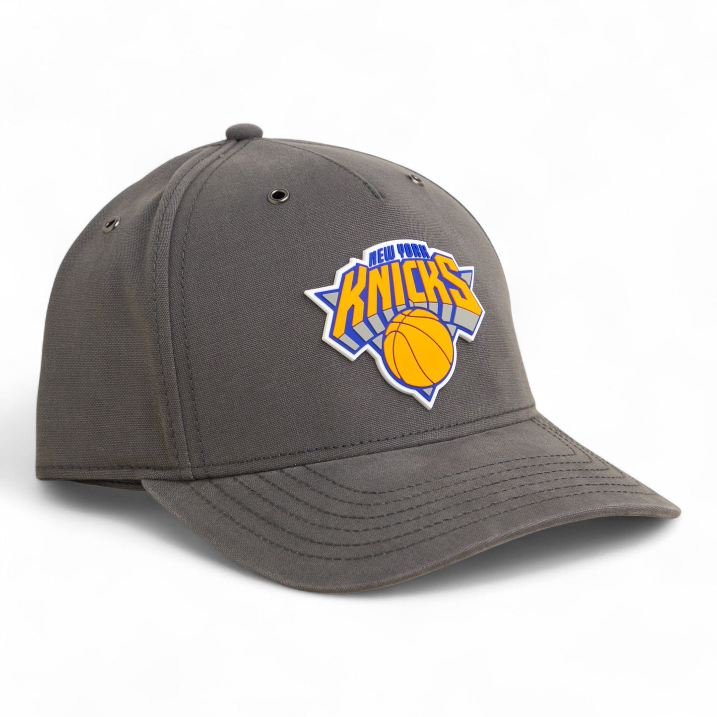 New York Knicks 3D Snapback Canvas Hat- Charcoal