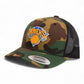 New York Knicks 3D YP Snapback Trucker Hat- Army Camo/ Black