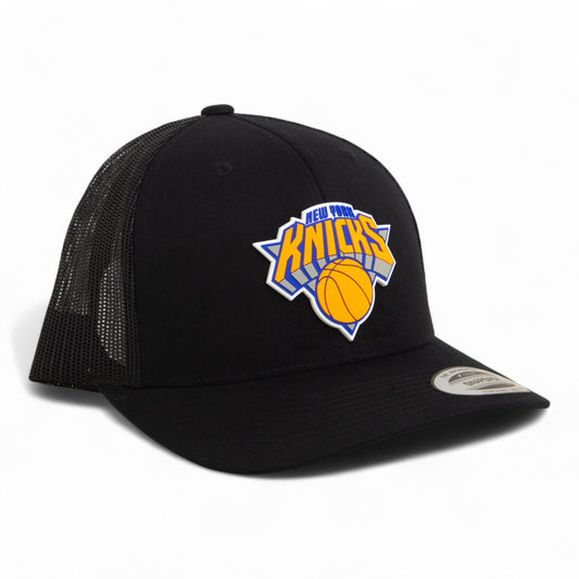 New York Knicks 3D YP Snapback Trucker Hat- Black
