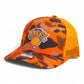 New York Knicks Snapback Trucker Hat- Blaze Duck Camo/ Blaze