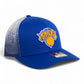 New York Knicks Snapback Trucker Hat- Royal Fade