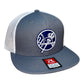 New York Yankees 3D Wool Blend Flat Bill Hat- Charcoal/ White