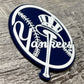 New York Yankees 3D Snapback Seven-Panel Flat Bill Trucker Hat- Black
