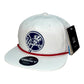 New York Yankees 3D Classic Rope Hat- White/ Red