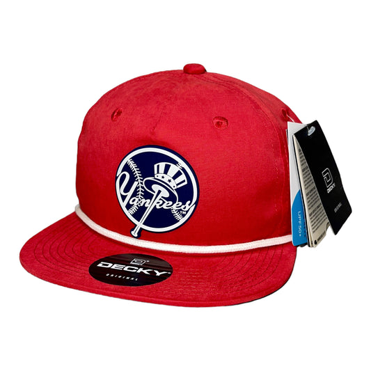 New York Yankees 3D Classic Rope Hat- Red/ White