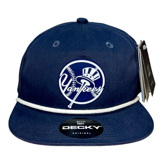 New York Yankees 3D Classic Rope Hat- Navy/ White