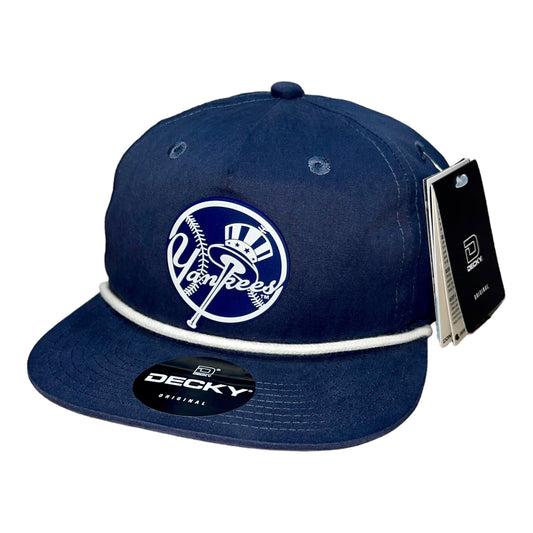 New York Yankees 3D Classic Rope Hat- Navy/ White