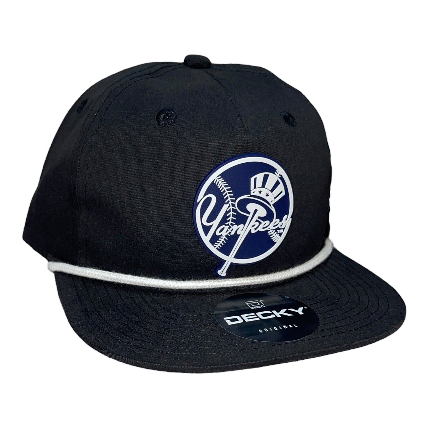 New York Yankees 3D Classic Rope Hat- Black/ White