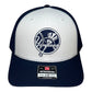 New York Yankees 3D Snapback Trucker Hat- White/ Navy