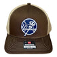 New York Yankees 3D Snapback Trucker Hat- Brown/ Tan