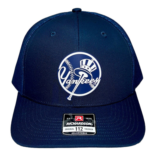 New York Yankees 3D Snapback Trucker Hat- Navy