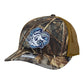 UNC Tar Heels 2024 Men's College World Series 3D Snapback Trucker Hat- Realtree Max 7/ Buck