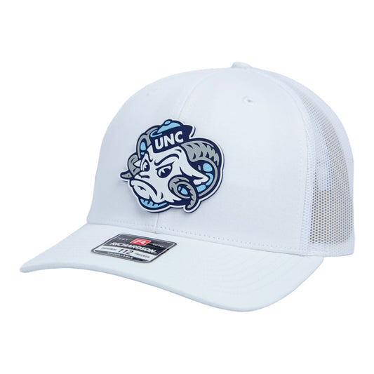 UNC Tar Heels 2024 Men's College World Series 3D Snapback Trucker Hat- White