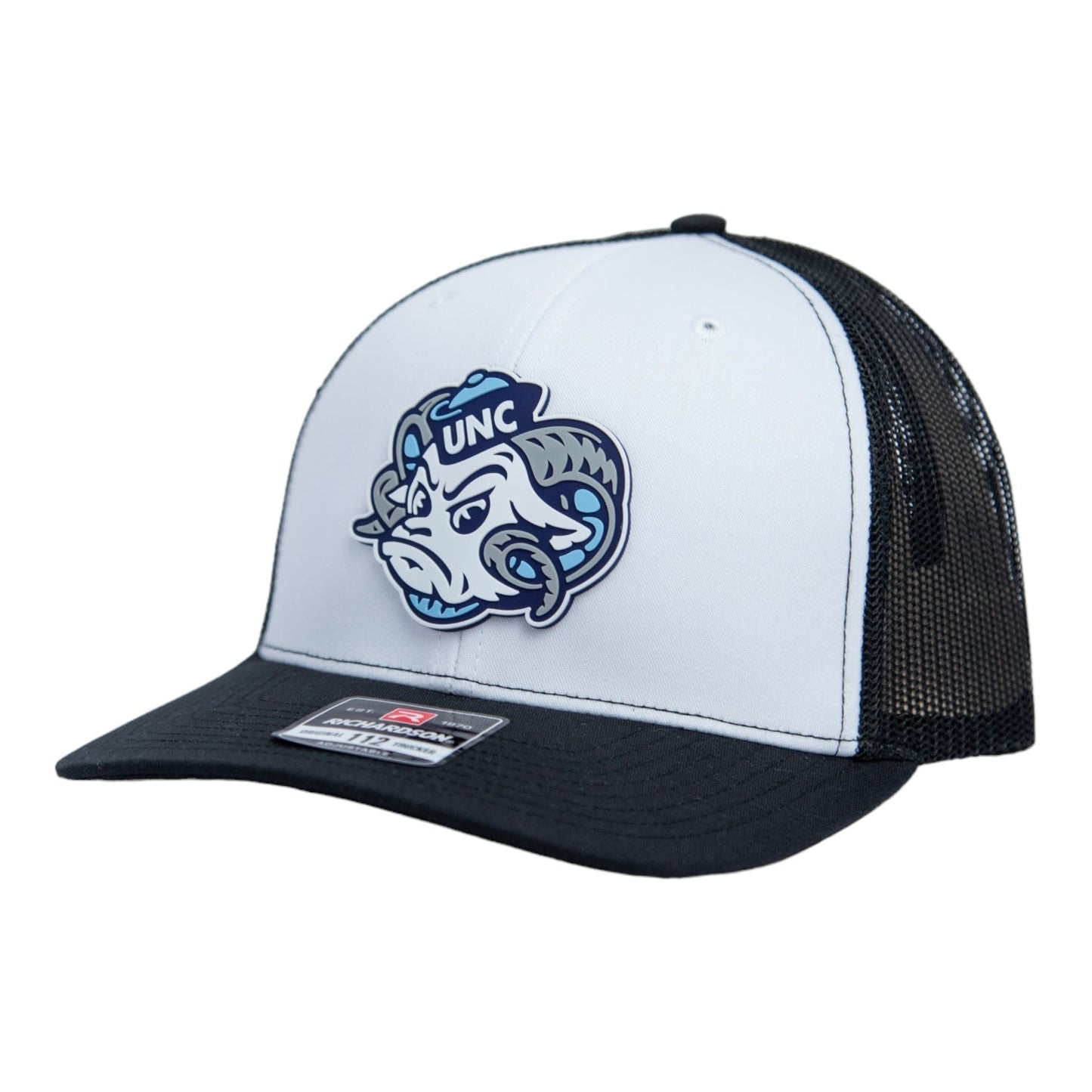 UNC Tar Heels 2024 Men's College World Series 3D Snapback Trucker Hat- White/ Black