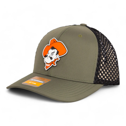 OSU Cowboys Pistol Pete 3D Snapback Tilikum Trucker Hat- Loden/ Black