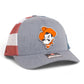 OSU Cowboys Pistol Pete 3D Snapback Trucker Hat- Heather Grey/ Stars & Stripes