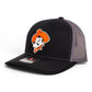 OSU Cowboys Pistol Pete 3D Snapback Trucker Hat- Black/ Charcoal