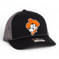 OSU Cowboys Pistol Pete 3D Snapback Trucker Rope Hat- Black/ Charcoal