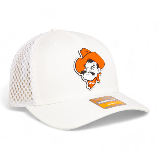 OSU Cowboys Pistol Pete 3D Snapback Tilikum Trucker Hat- White