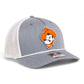 OSU Cowboys Pistol Pete 3D Snapback Trucker Rope Hat- Heather Grey/ White