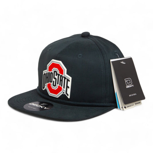 Ohio State Buckeyes 3D Classic Rope Hat- Charcoal