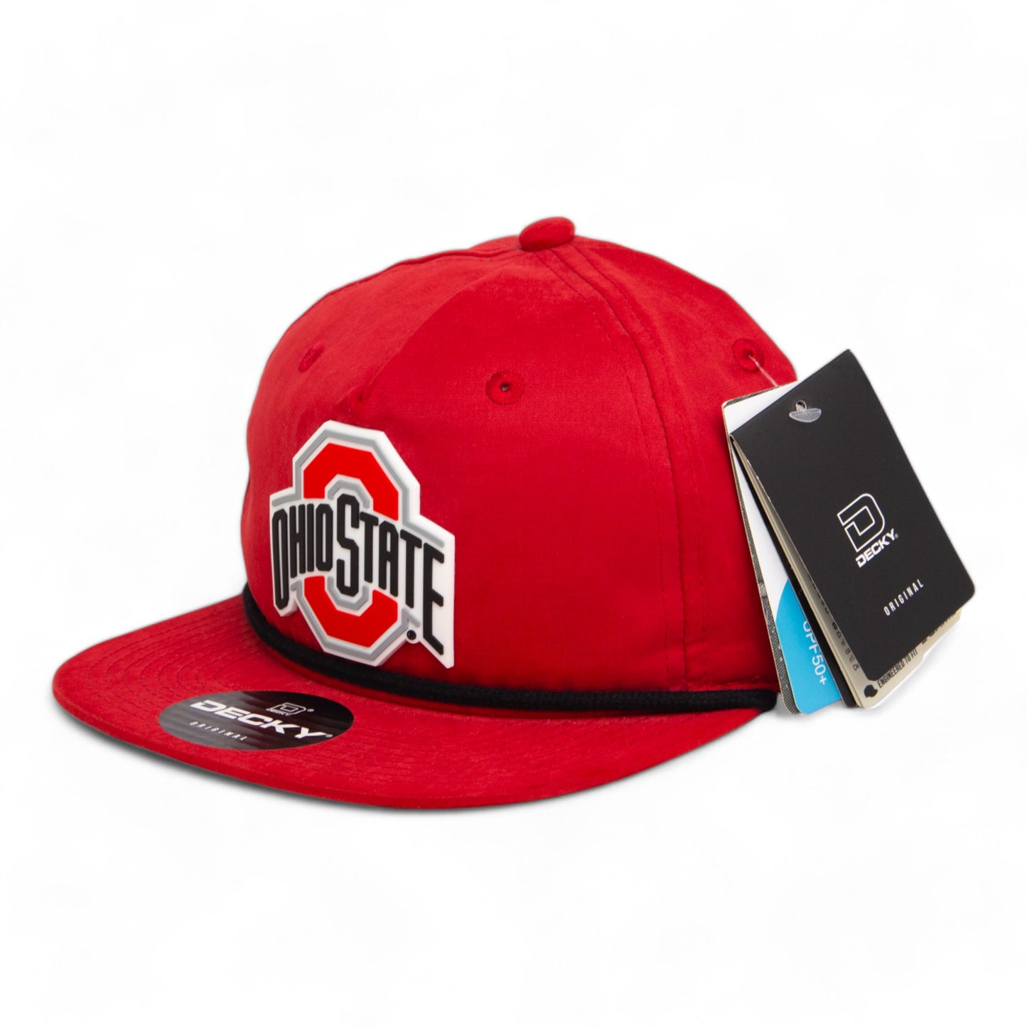 Ohio State Buckeyes 3D Classic Rope Hat- Red/ Black