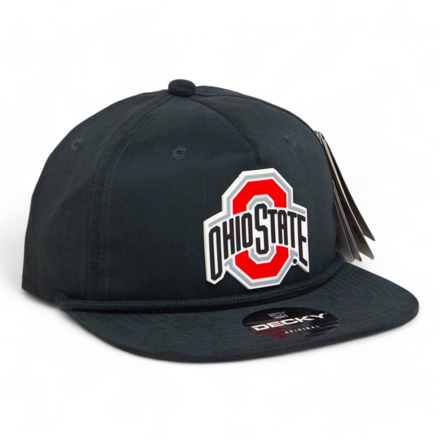 Ohio State Buckeyes 3D Classic Rope Hat- Charcoal