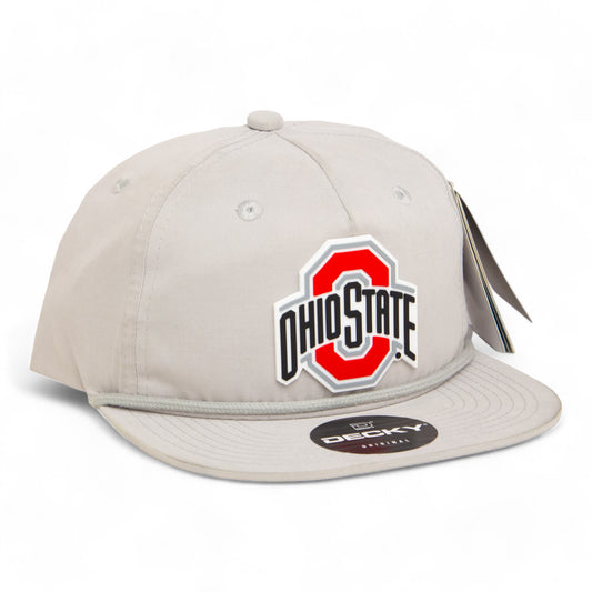 Ohio State Buckeyes 3D Classic Rope Hat- Grey